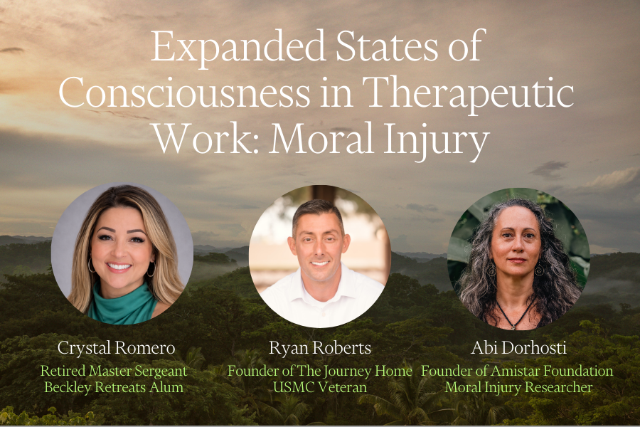 Integrating Expanded States of Consciousness into Therapeutic Work: Moral Injury