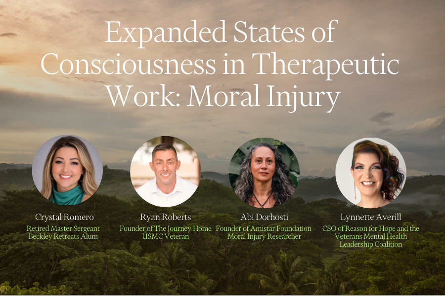 Integrating Expanded States of Consciousness into Therapeutic Work: Moral Injury