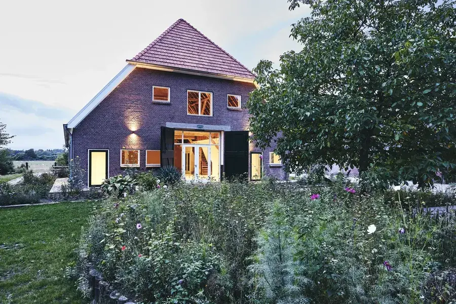 The rebuilt farmhouse at The Place To Be