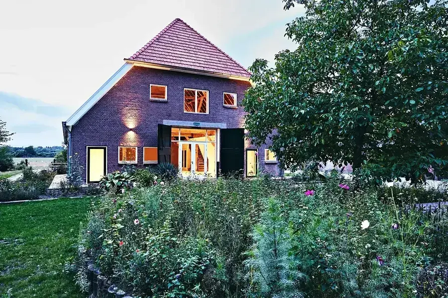 The rebuilt farmhouse at The Place To Be