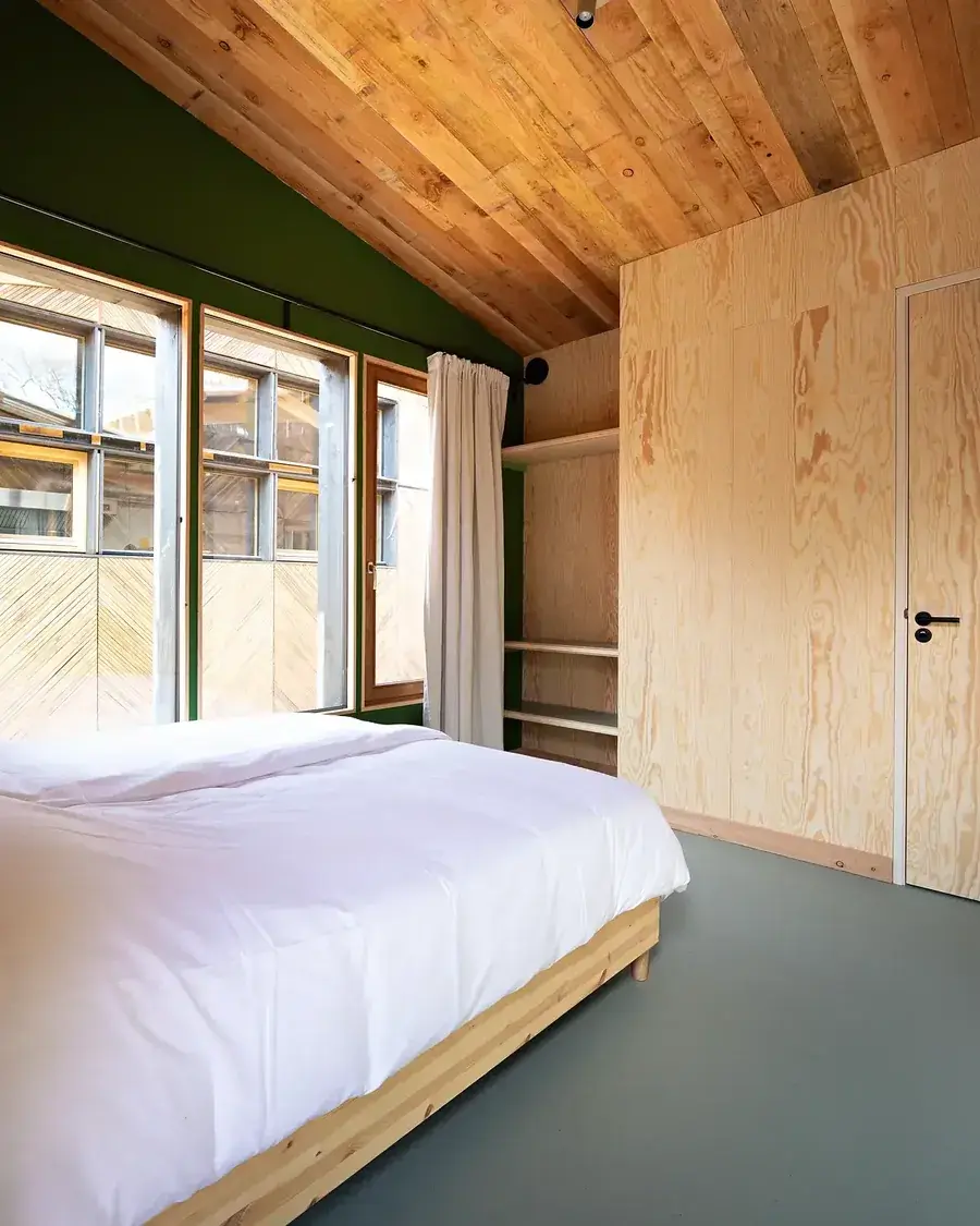 Inside an ecolodge at The Place To Be